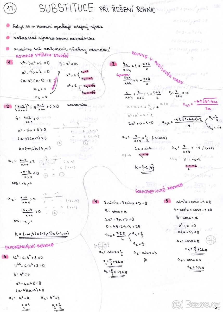Maturitní otázky matematika - 4
