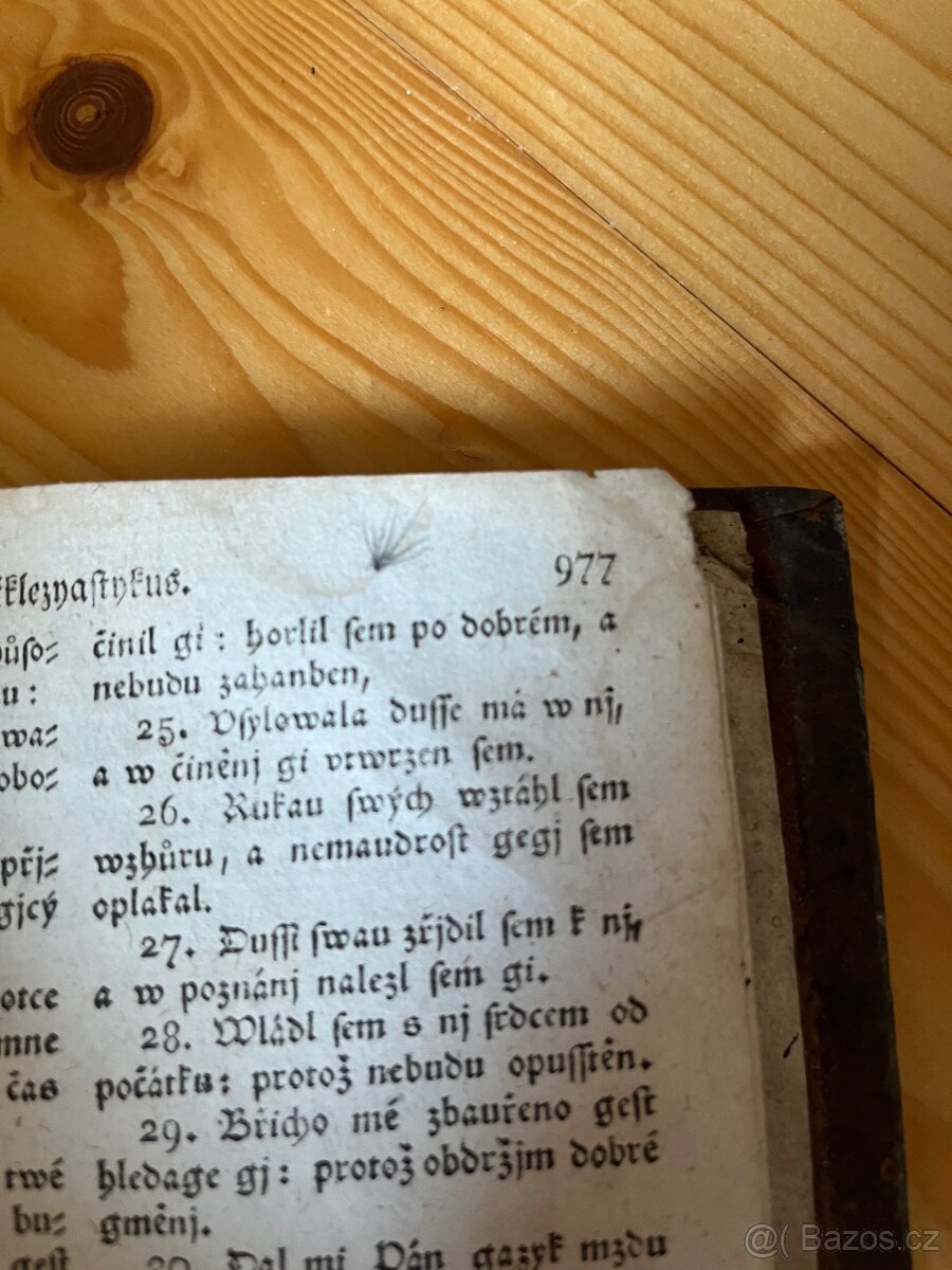 Bible z roku 1780 v češtině - 4