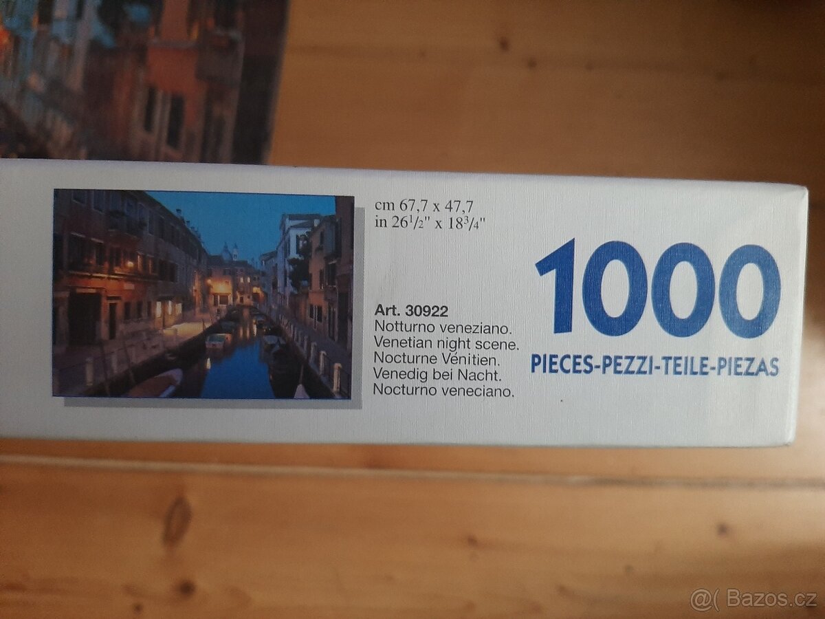 Puzzle Clementoni, Benátky, 1 000 dílků - 4