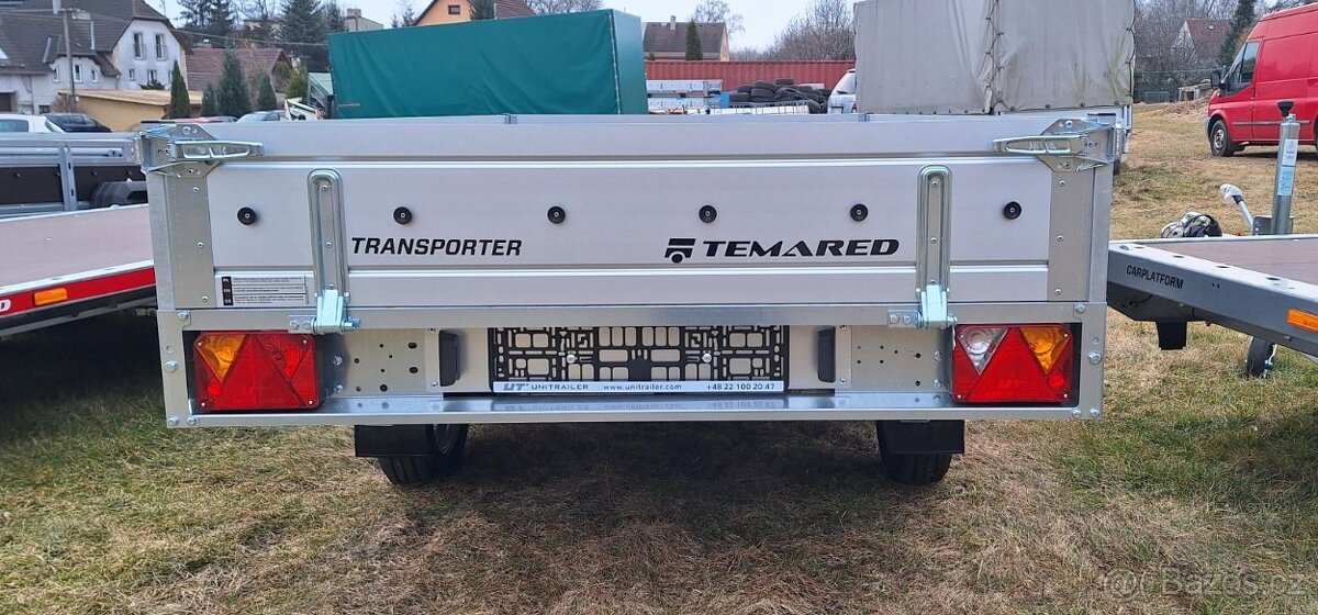 Přívěs TEMARED TRANSPORTER 3015/2 NOVÝ TOP - ALU - 4