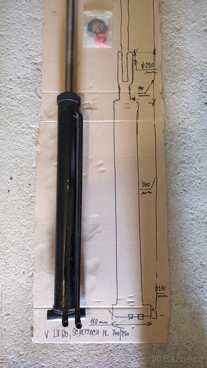 Štípač dříví Woodstar LV 60 / 70; Scheppach HL 710 (7 tun) - 4