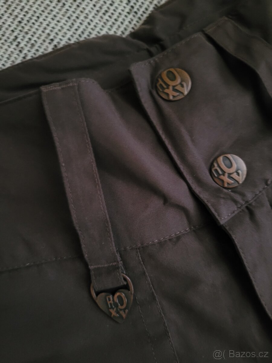 Dámské hnědé lyžařské kalhoty zn. Roxy, vel. S - 4