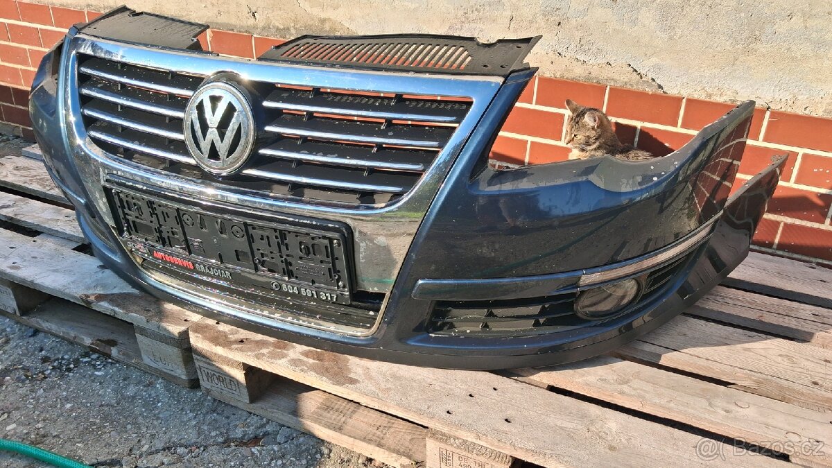 Vw Passat B6 přední nárazník, přední světla - 4