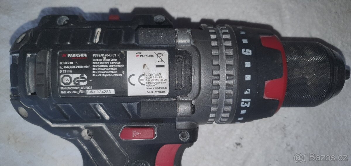 aku příklepová vrtačka na dily, okružní pola 230v - 4