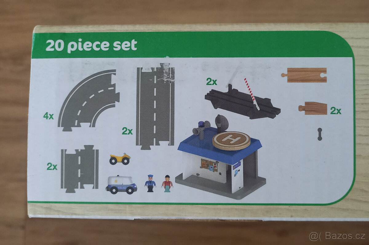 PLAY TIVE - policejní stanice - dřevený set - nová - 4