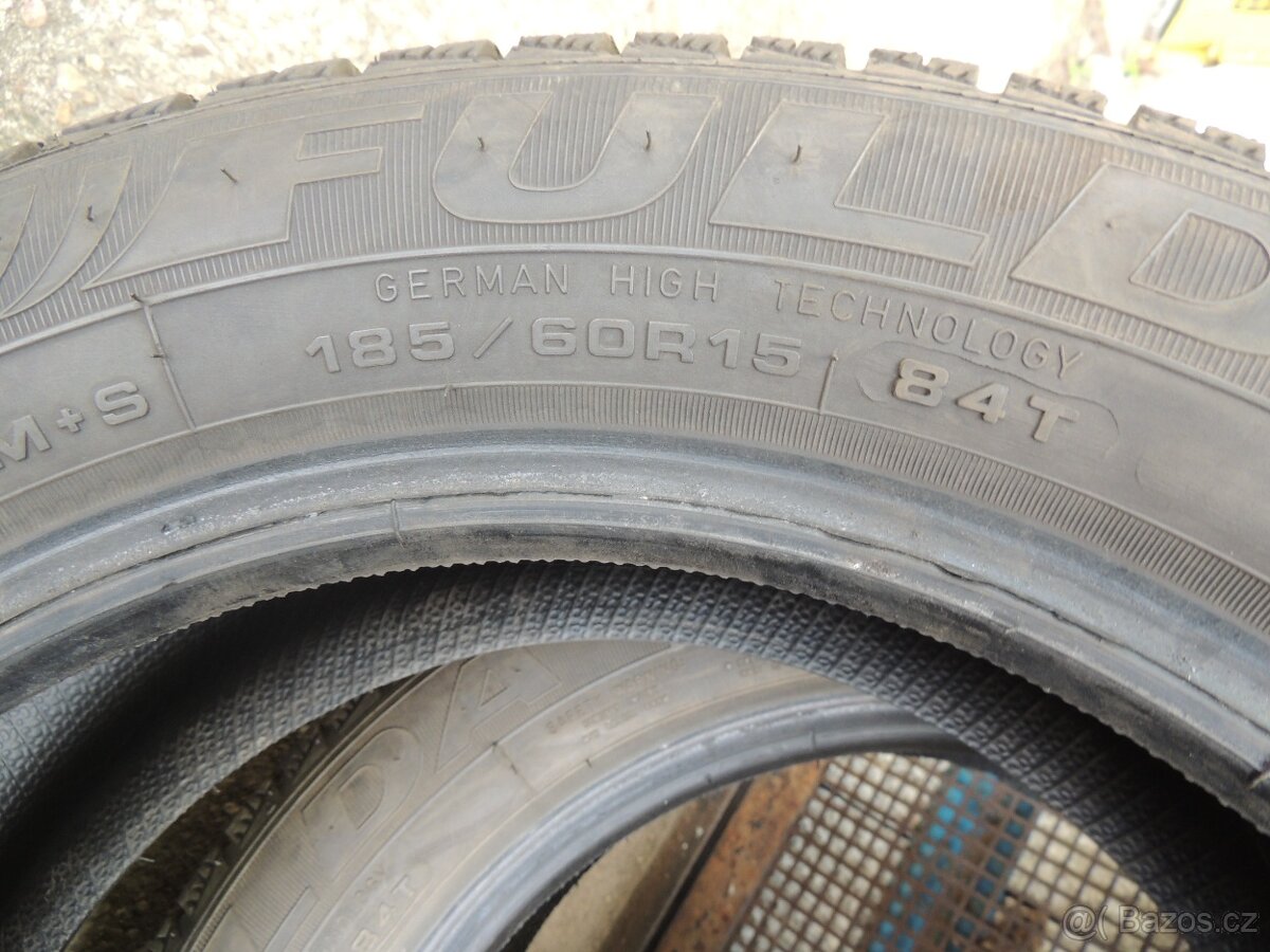 4ks zimních pneu 185/60/15 - 4