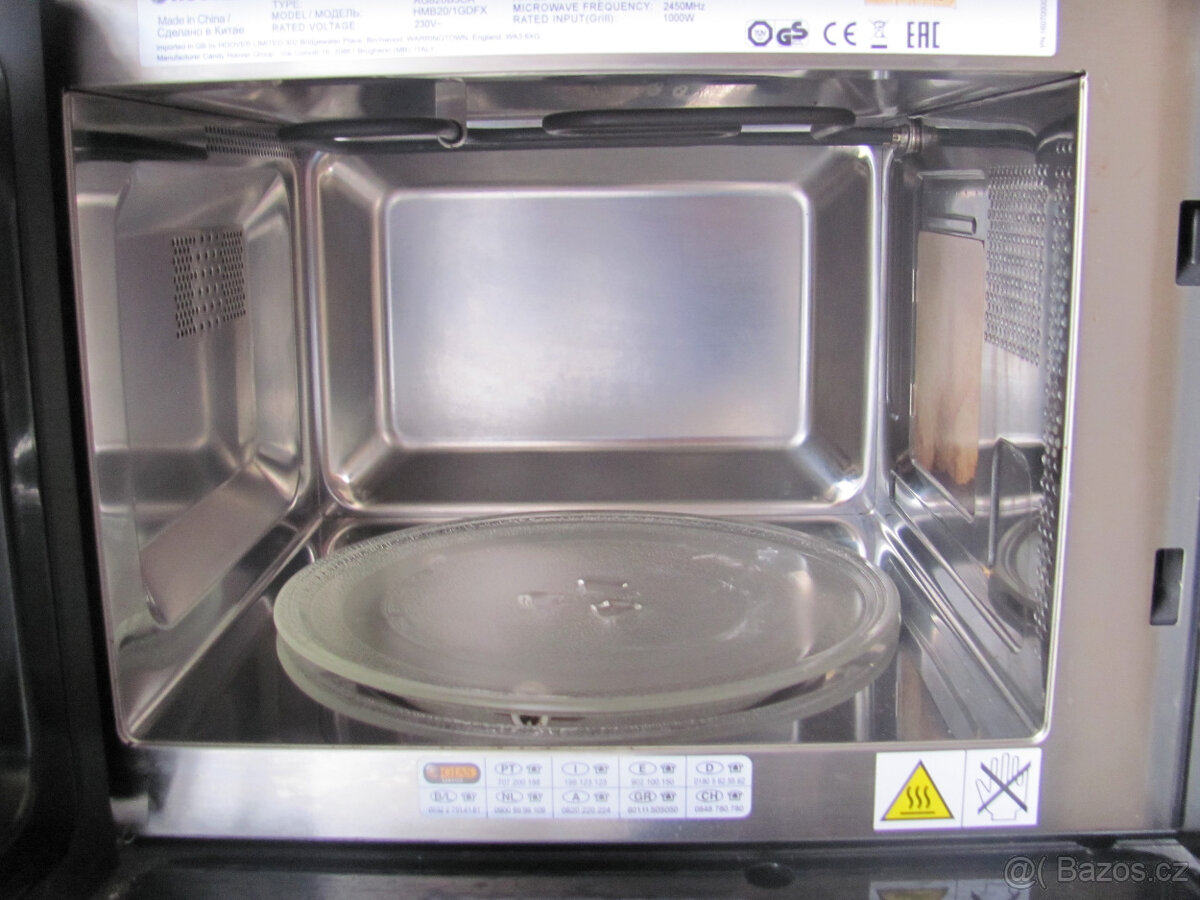 MIKROVLNNÁ VESTAVNÁ TROUBA HOOVER - NEREZ - GRIL - 4