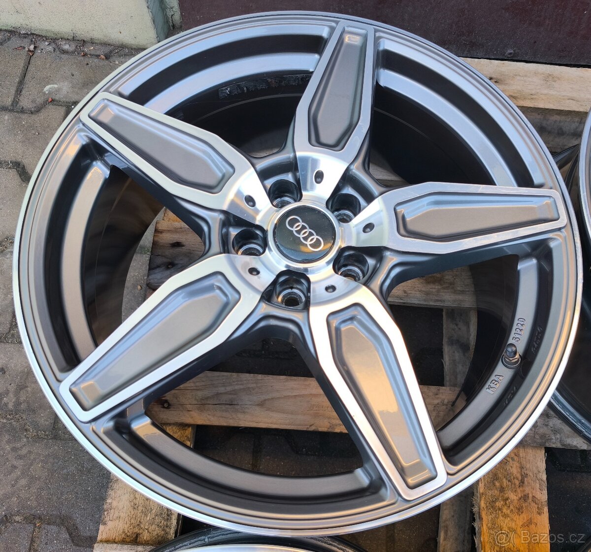 Hliníkové ráfky 19 AUDI Q5 SQ5 A4 B8 B9 A6 C7 C8 kpl 8,5X19 - 4
