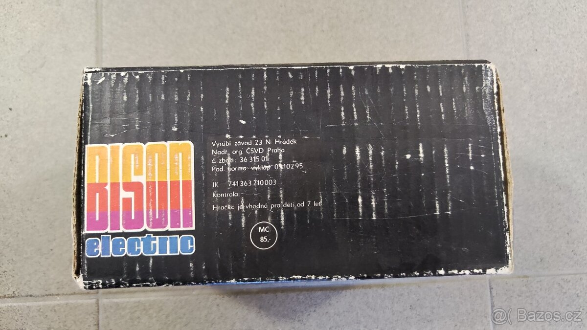 Retro hračka autíčko Bison Electric - 4