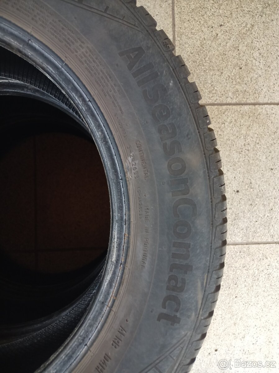 Prodám 195/60 R15 celoroční Continental - 4