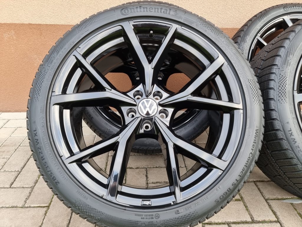 22″ 5×112 VW TOUAREG R “ESTORIL” + 285/35R22 CONTINENTAL zim - 4