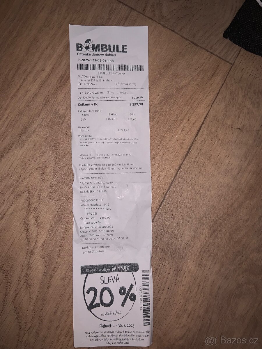 Funny Wheels motorka odrážedlo - 4