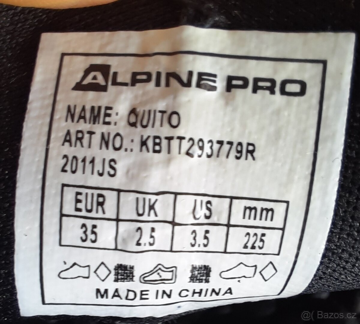 Sandály outdoor Alpine Pro - chlapecké vel. 35 - 4