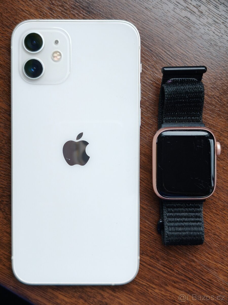 Apple iPhone 12, 256GB White + Watch SE 40mm, Gold - 4