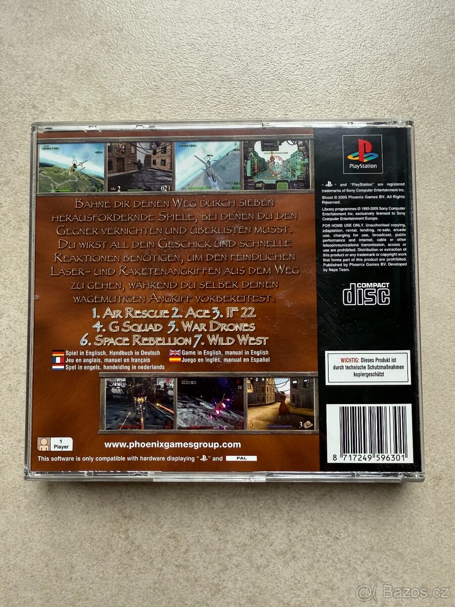Playstation1 - 7 SHOOT games PAL,OVP - 4