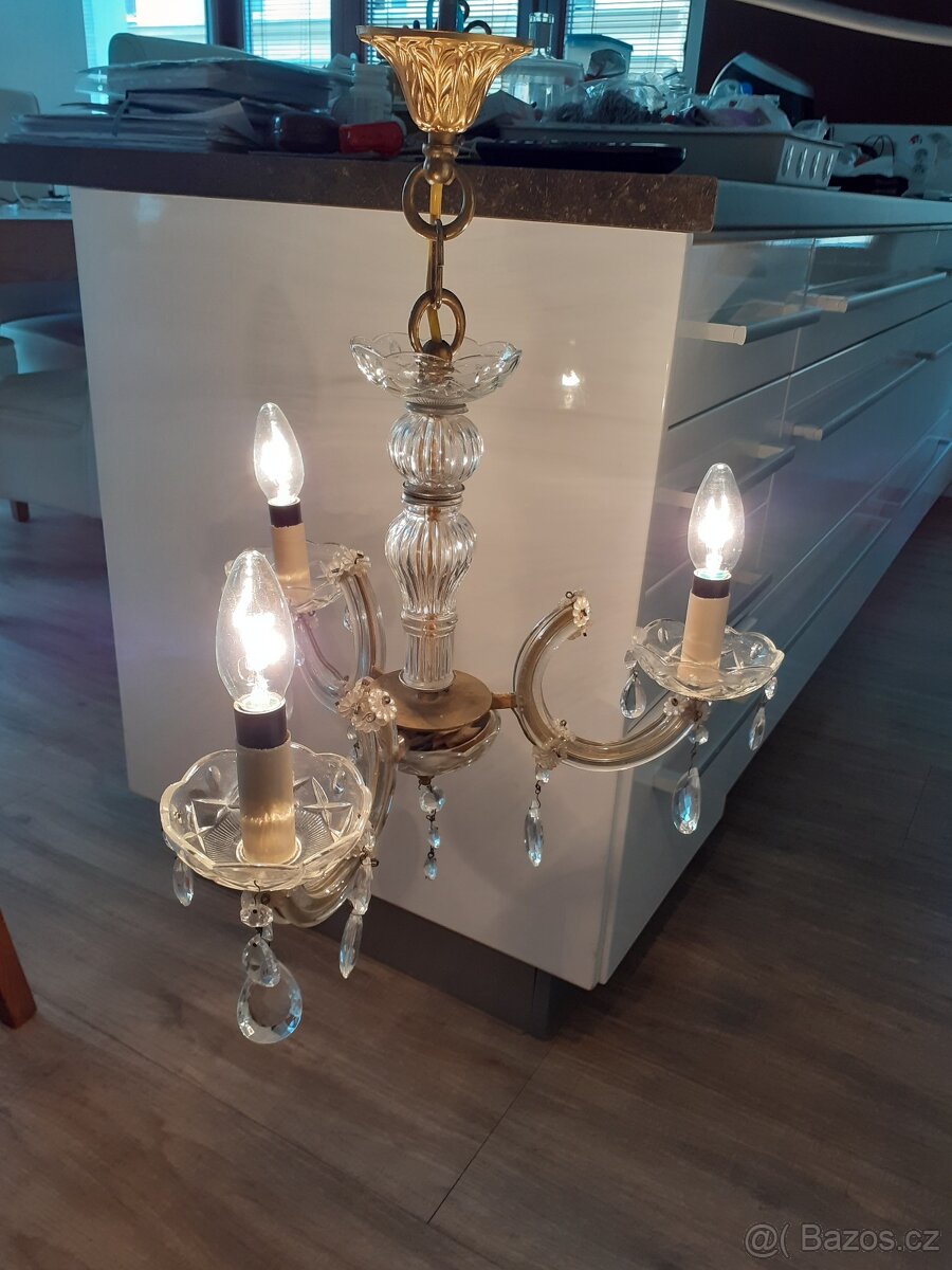 Prodám starodávný lustr - 4
