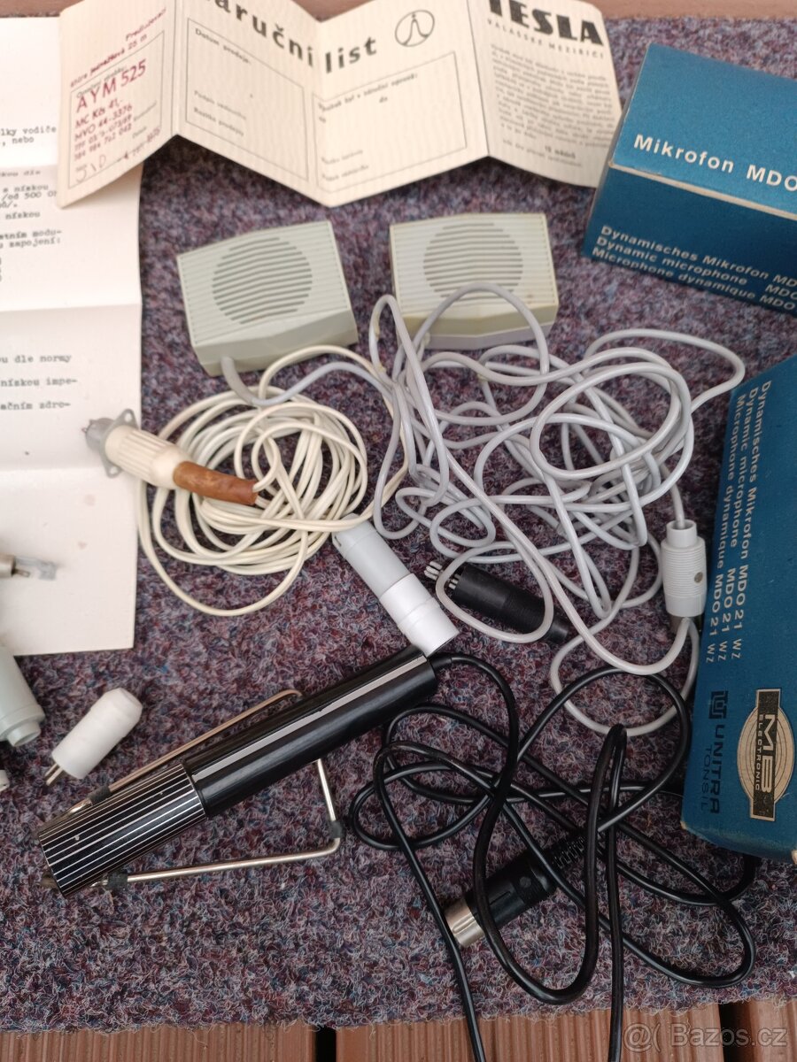 Retro mikrofon TESLA+ mikrofon MDO. - 4