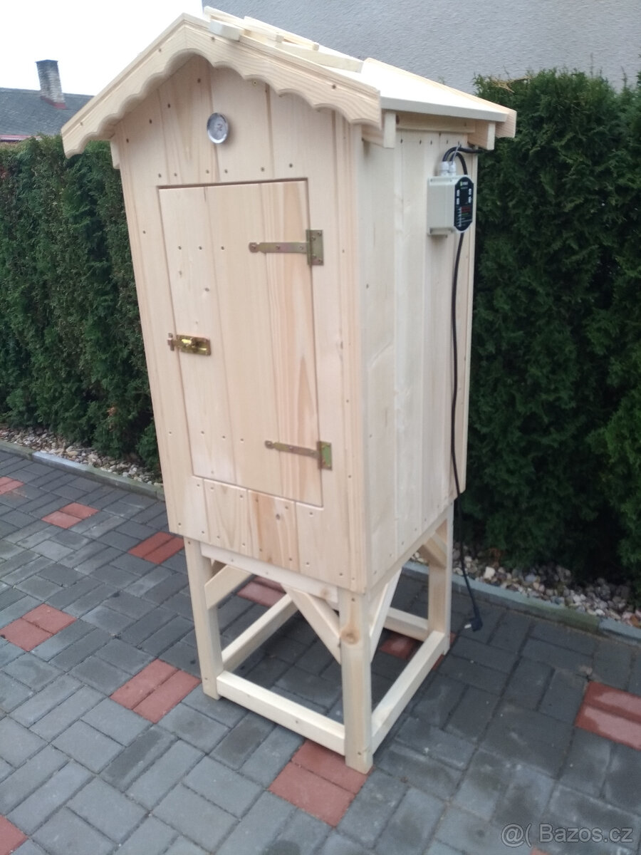 Elektrická dřevěná udírna s DYMBOXEM - 4