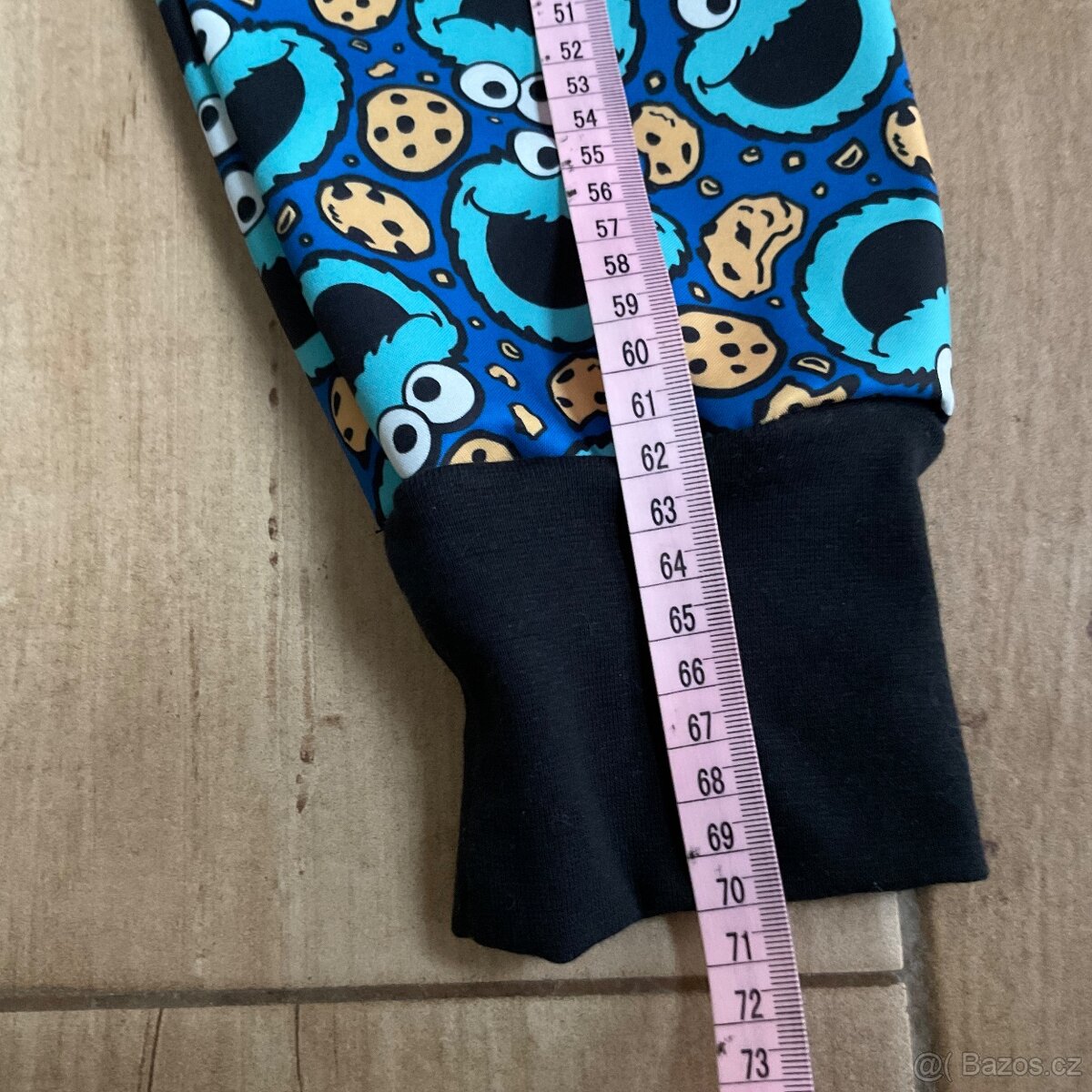 Nové- handmade zimní soft kalhoty- 98 (d.70cm) - 4