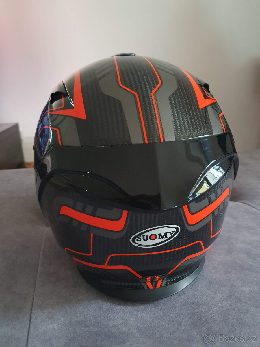 Integrální Přilba Helma Suomy SR-Sport Carbon Matt Red vel L - 4