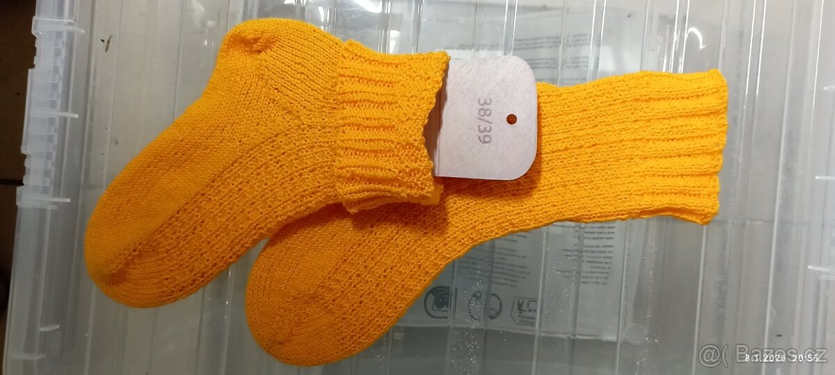 Ručně pletené ponožky - 4