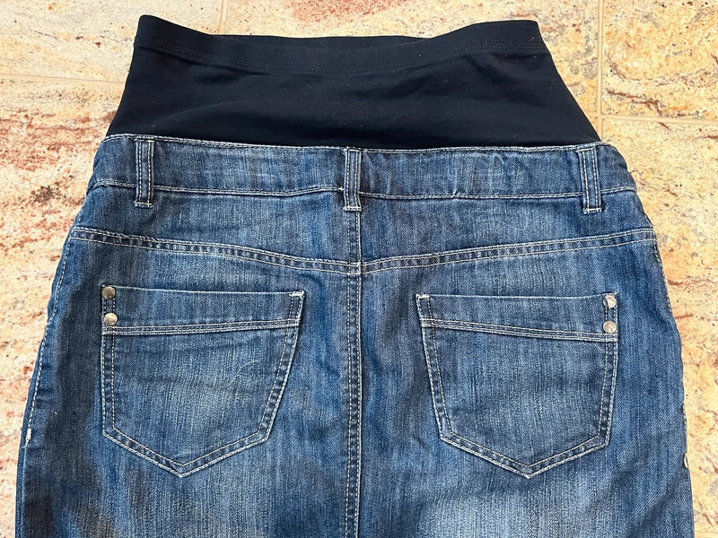 Těhotenská džínová sukně C&A vel. 36 - 4