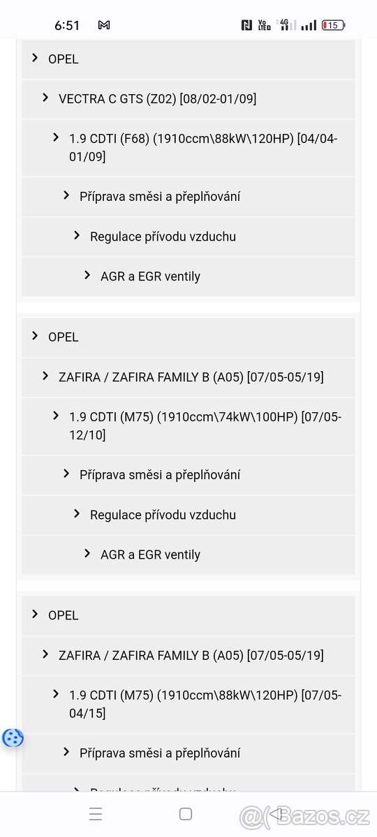 Prodám EGR ventil - 4