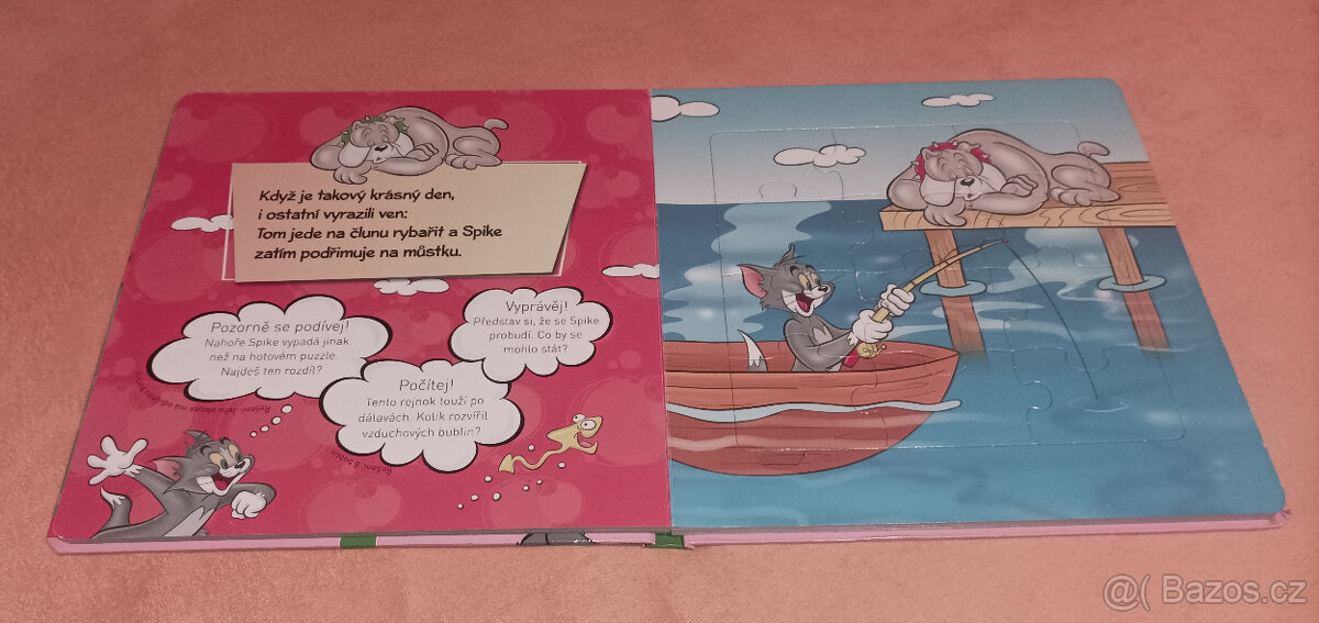 Velká kniha s puzzle Tom a Jerry - 4