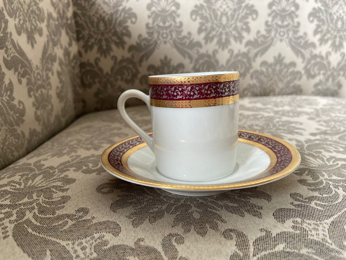 2 nádherné mokka české výroby - kvalitní porcelán - 4