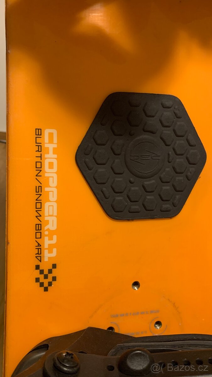 Dětský snowboard Burton 110 s vázáním Salomon - 4