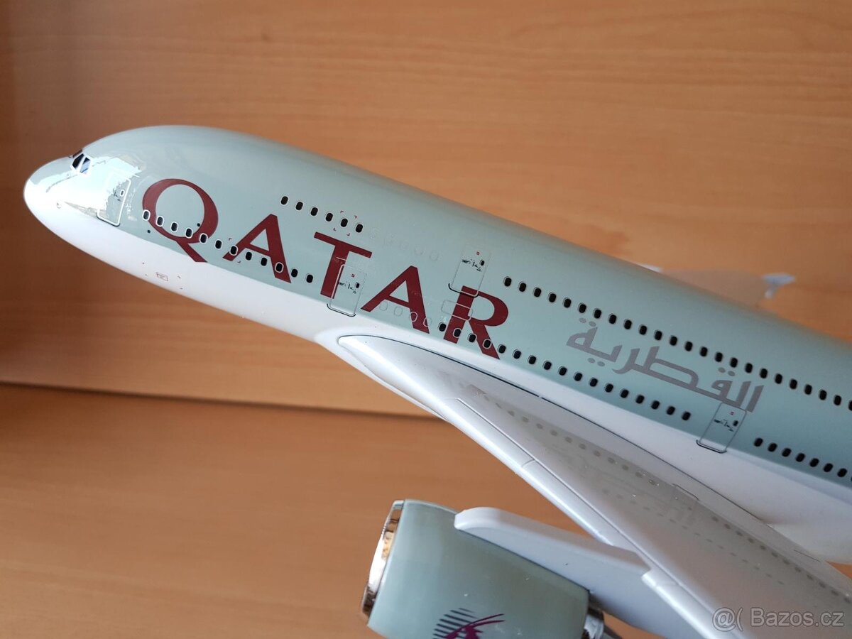 Model letadla QATAR A380 VELKÝ - 4