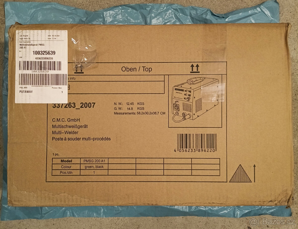 Svářečka nová MIG MAG MMA PMSG 200 A1 PARKSIDE - 4