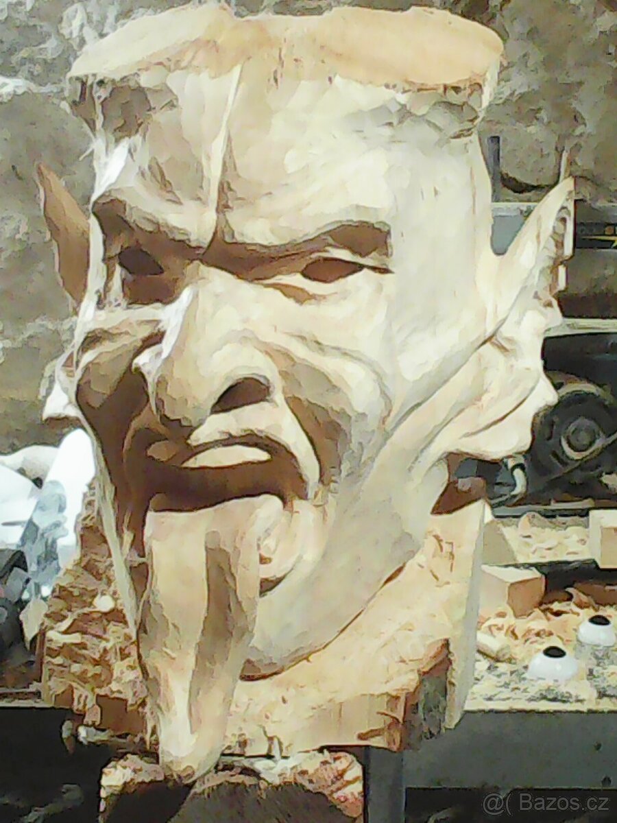 Výroba Krampus masky - 4