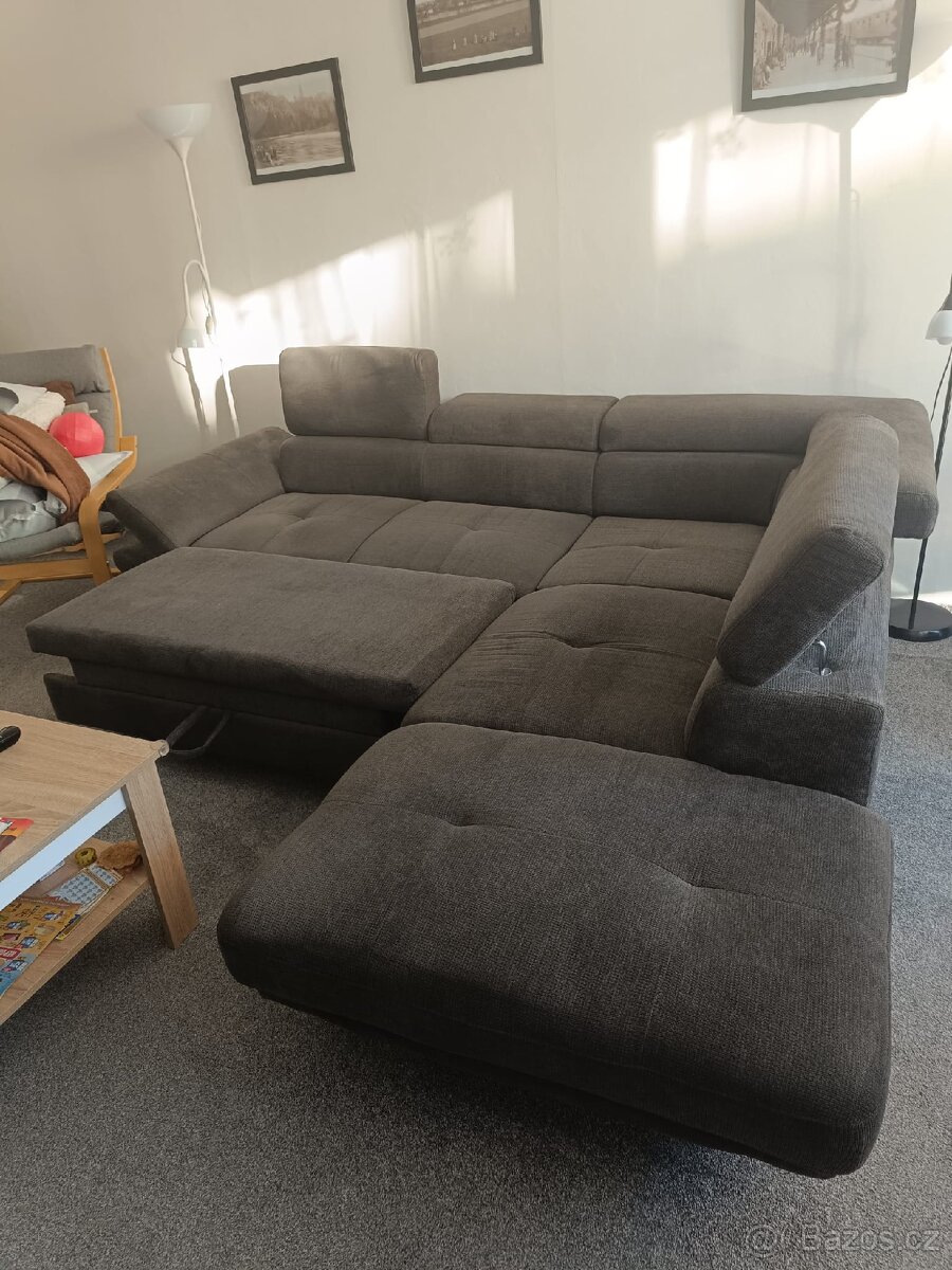 Rozkládací pohovka do L - 4