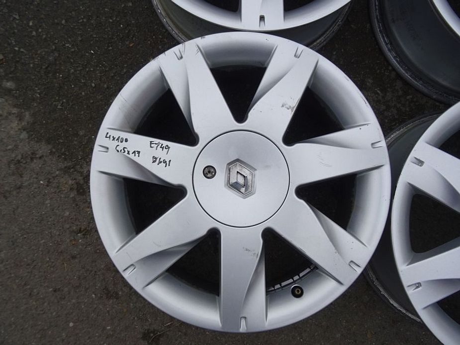 Alu disky origo Renault 17", 4x100, ET 49, šířka 6,5J - 4