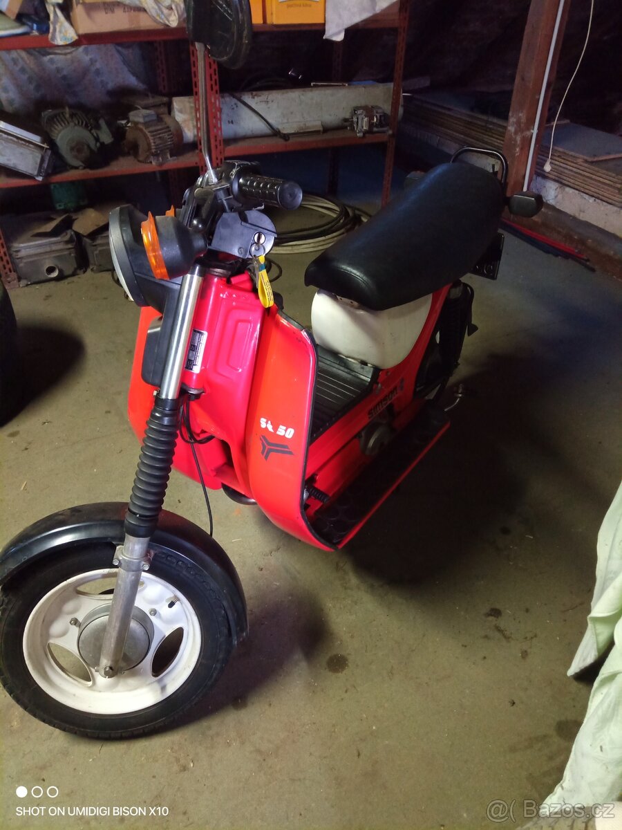 Prodám skútr simson - 4