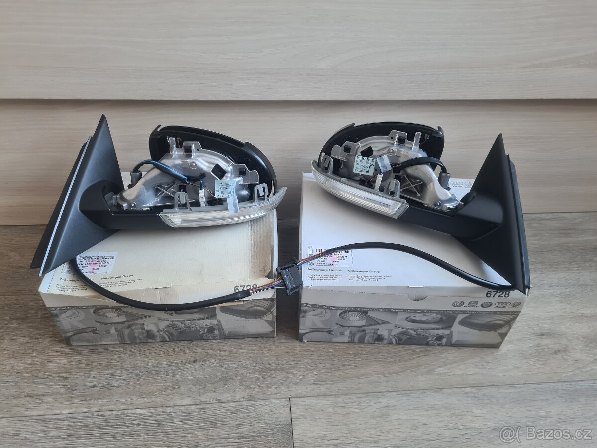 NOVÉ Zrcátka Superb 1 facelift PODSVÍCENÉ ORIGINÁL - 4