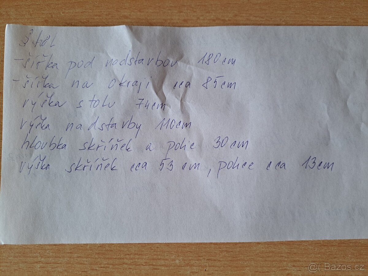 Velký psací stůl pro dvě děti - 4