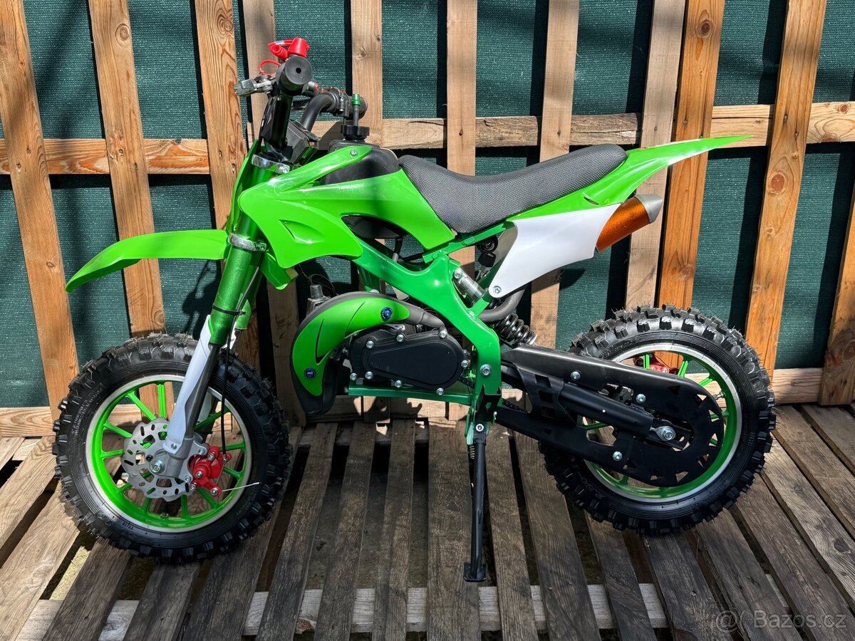 Minicross 49ccm4T zelený C006