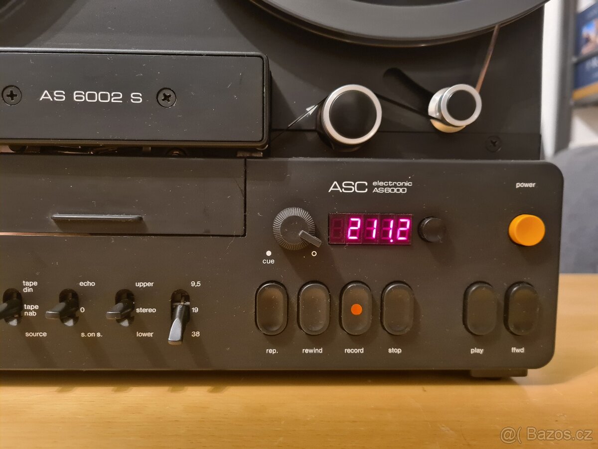 AS 6002 s HS půlstopý magnetofon ve výborném stavu (2) - 4