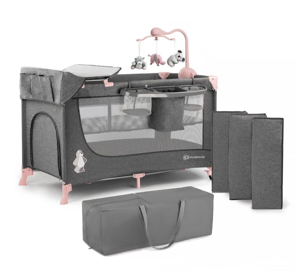 Cestovní postýlka JOY s příslušenstvím pro dítě - 4