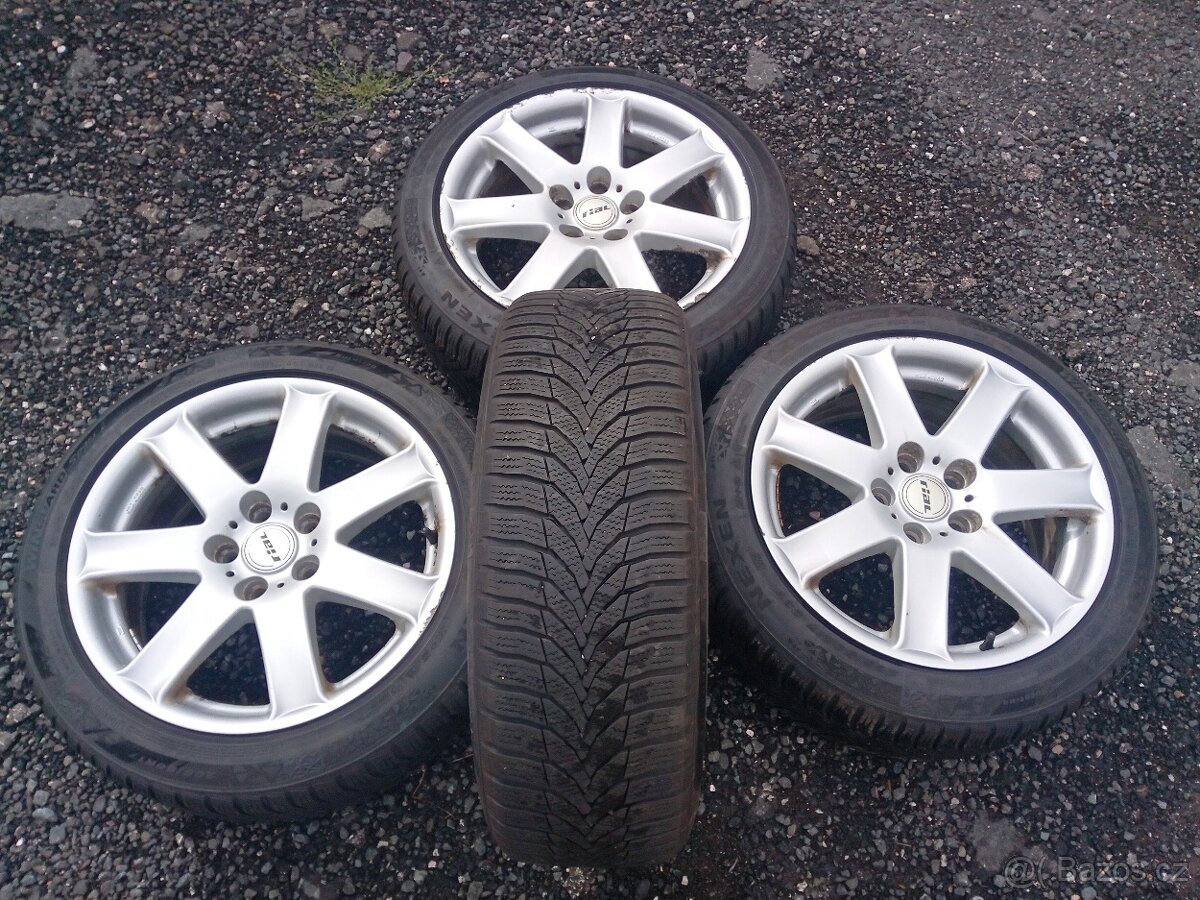 Zimní alu kola R 17, 5x112, vč. pneu 205/50 R 17 - 4