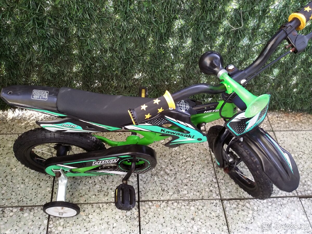 Dětské kolo Kawasaki Moto 12" - 4