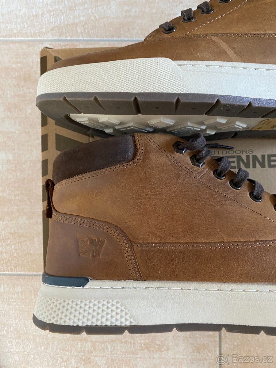 Nové pánské kožené podzimní/zimní boty Weinbrenner - č. 44 - 4