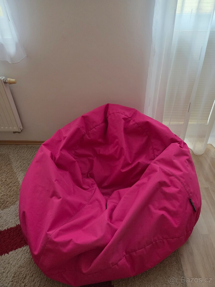 Sedací vak COOL růžový - 4
