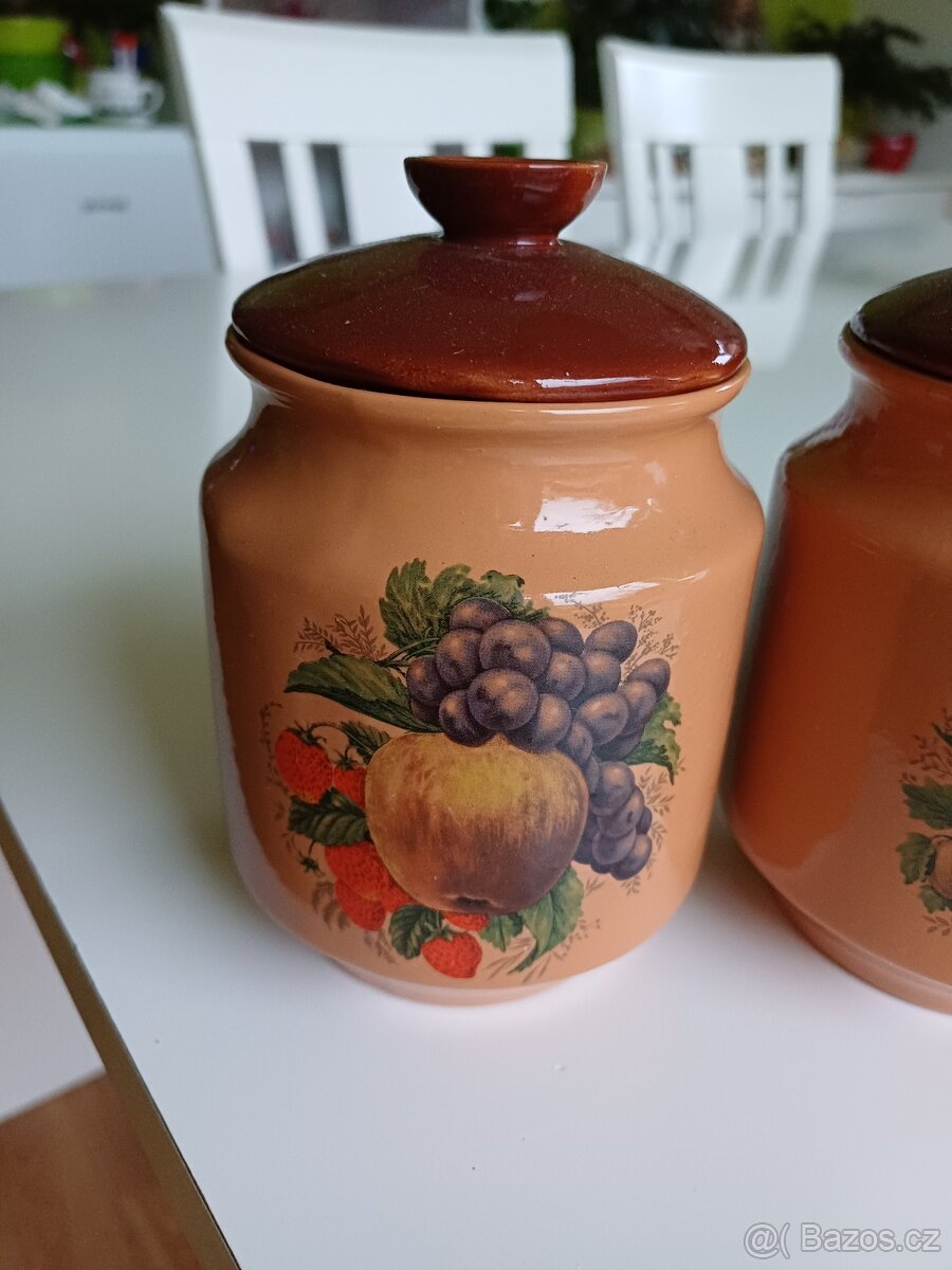 Keramické dozy 3 ks - 4