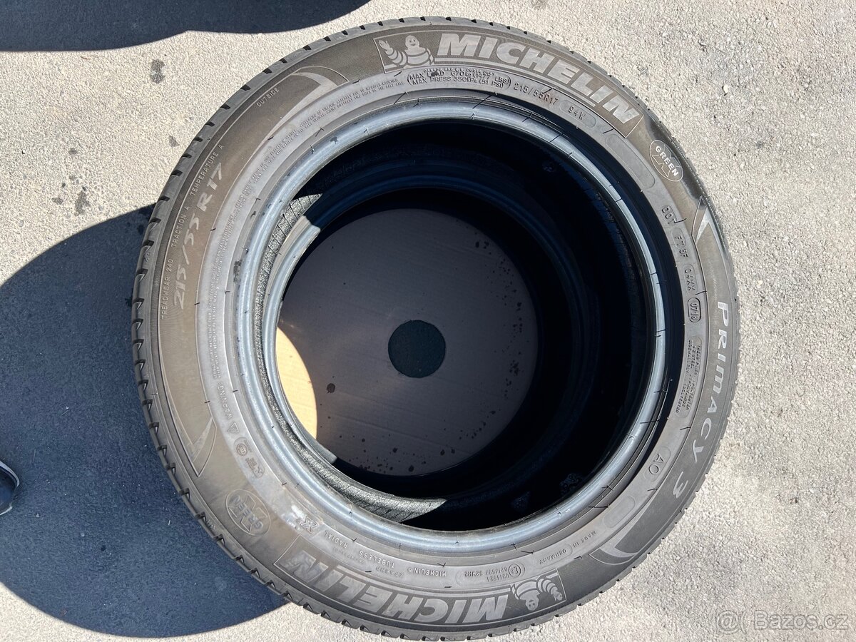 Sada letních pneumatik Michelin |215/55/17| - 4