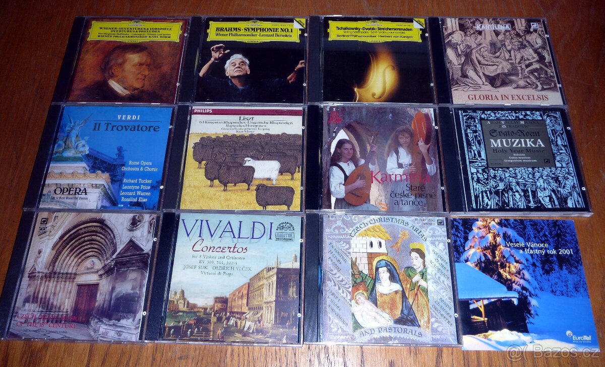 CD vážná hudba 20,-/kus - 4