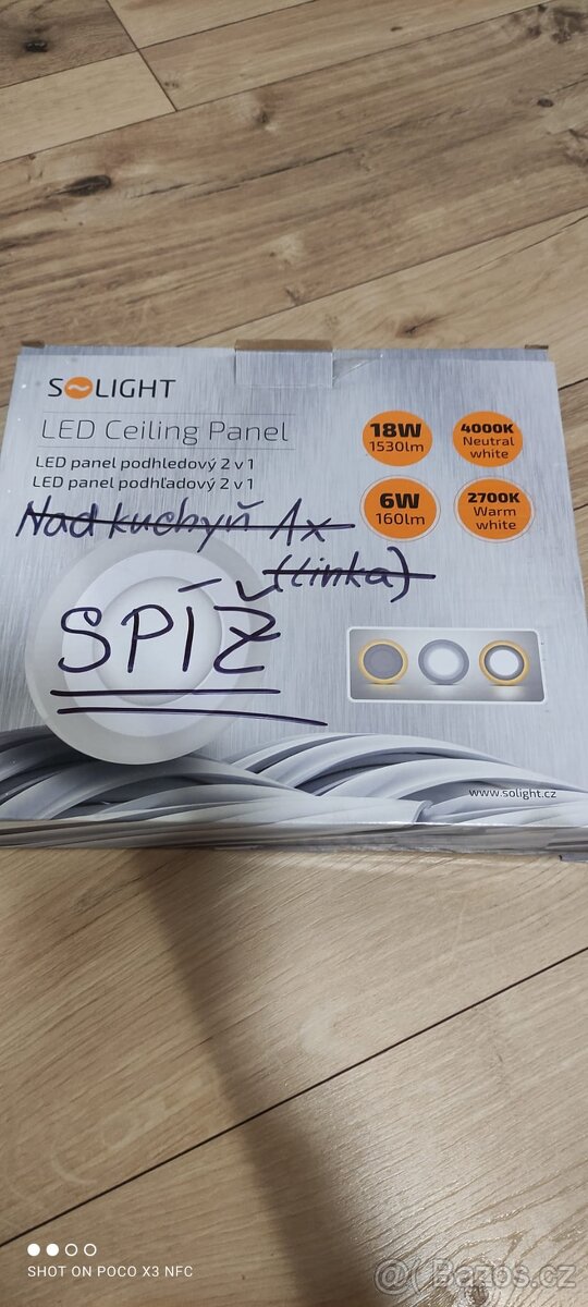 LED stropní panel - 4