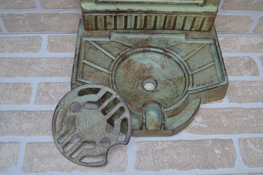 Litinová výlevka - umyvadlo - kašna stojací 64 cm - 4